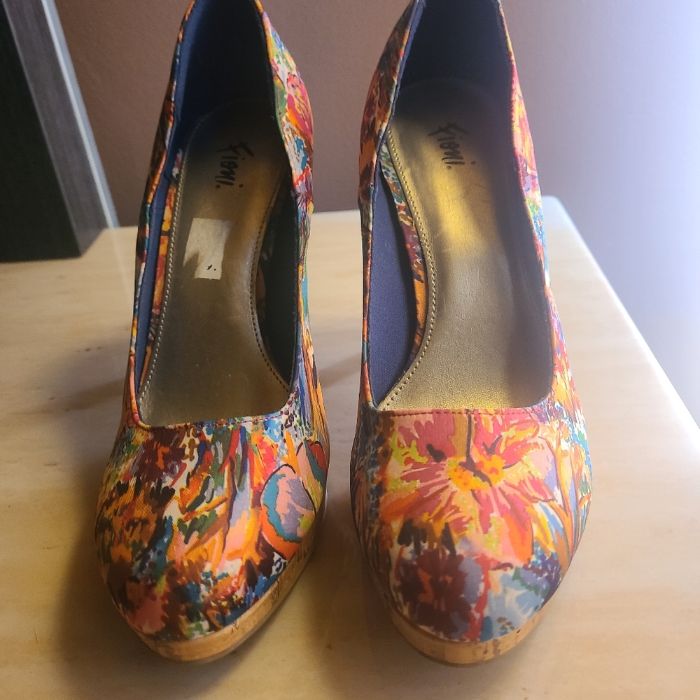 Retro Cork Heels